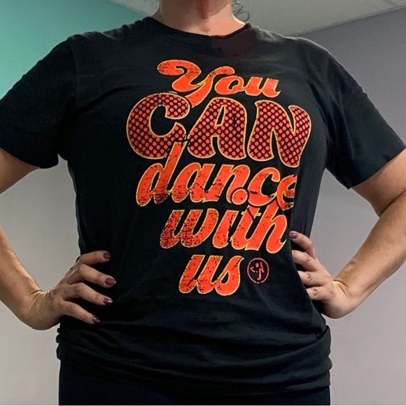 ZUMBA “YOU CAN DANCE” TEE - 100% COTTON- LIKE NEW - Picture 5 of 7